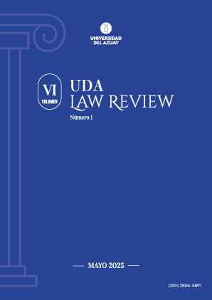 Ver Núm. 6 (2025): UDA LAW REVIEW TOMO VI - VOLUMEN I